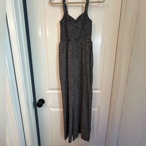 NWT Madewell Lucie Wide-Leg Jumpsuit in Micro Daisy Size Small